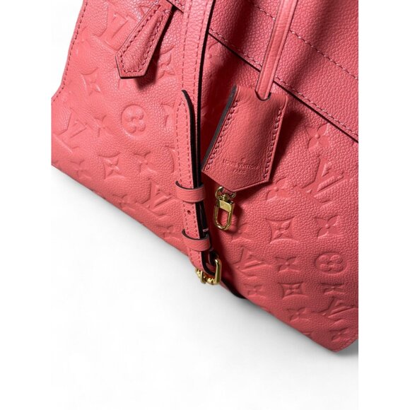 Louis Vuitton Pont Neuf MM Blossom Pink Tote Shoulder Bag Monogram Empreinte LV - Picture 10 of 16